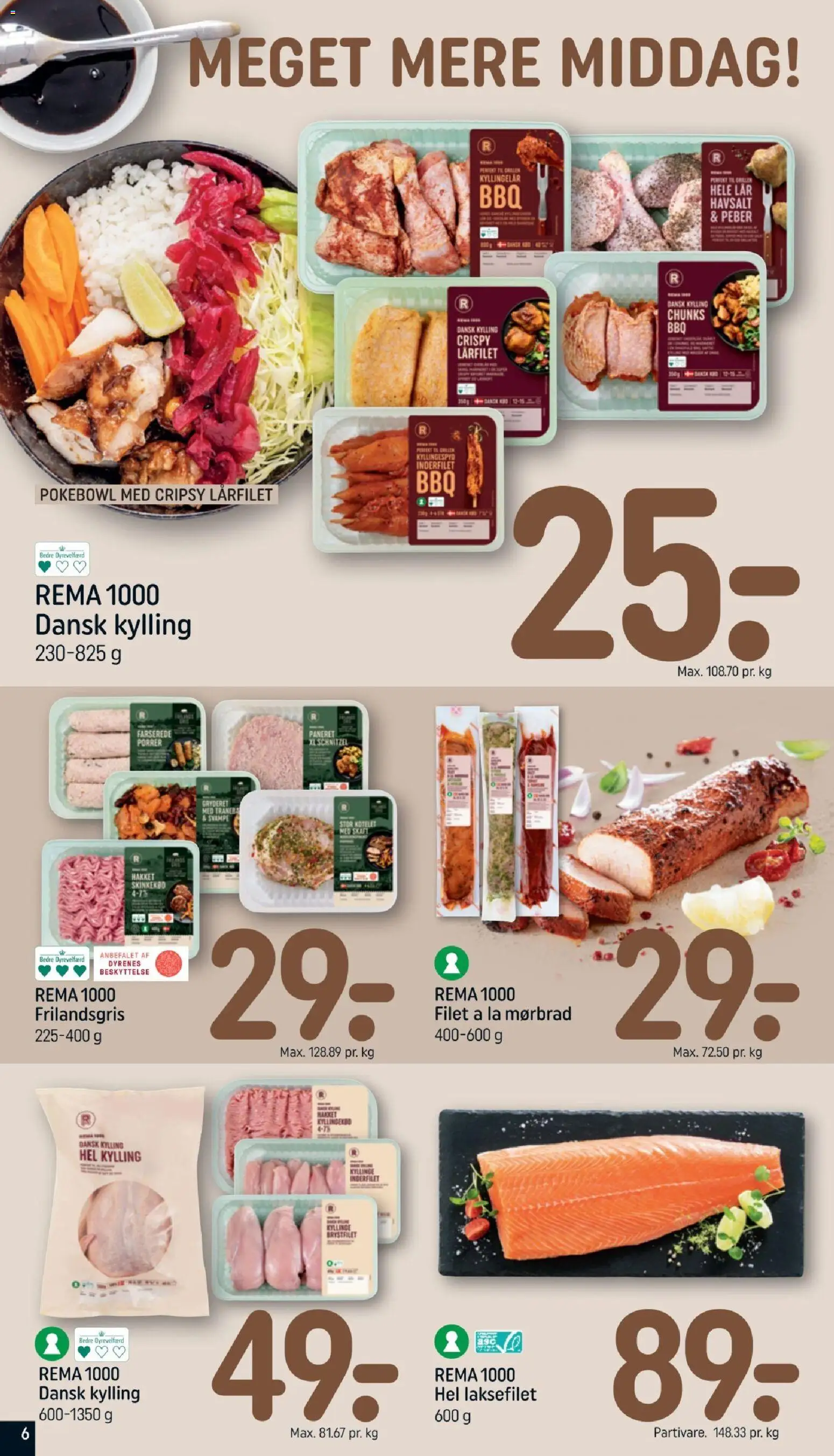 Rema 1000 tilbudsavis – gyldig fra 23/08/2026 | Side: 6 | Produkter: Porrer, Peber