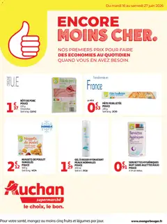 Auchan  Marque Pouce supers - Voorbeeld van een folder van Auchan, geldig van 16.06.2026