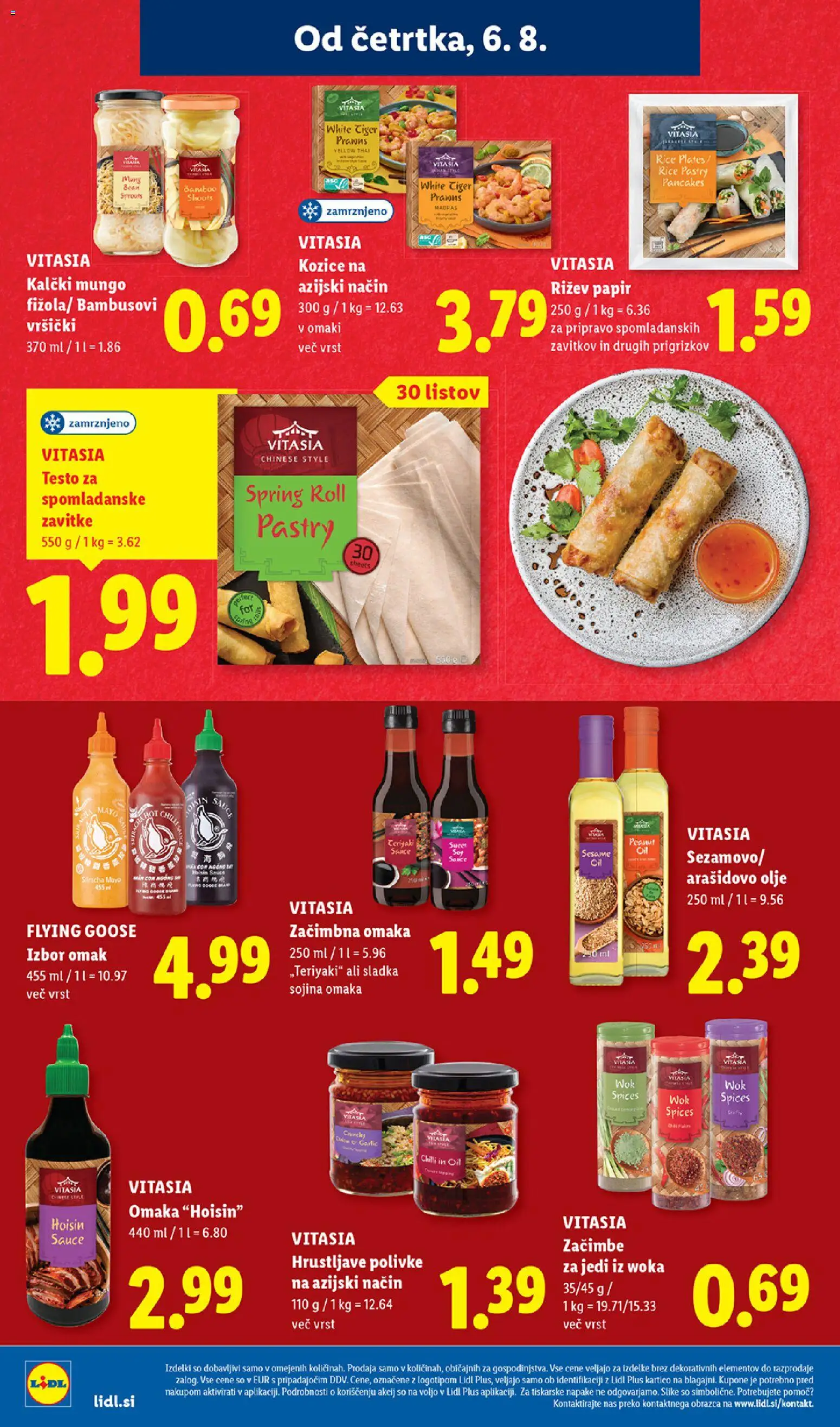 Novi Lidl katalog ponudbe – veljaven od 06.08.2026 | Stran: 28 | Izdelki: Kozice, Olje, Zacimbe, Omaka