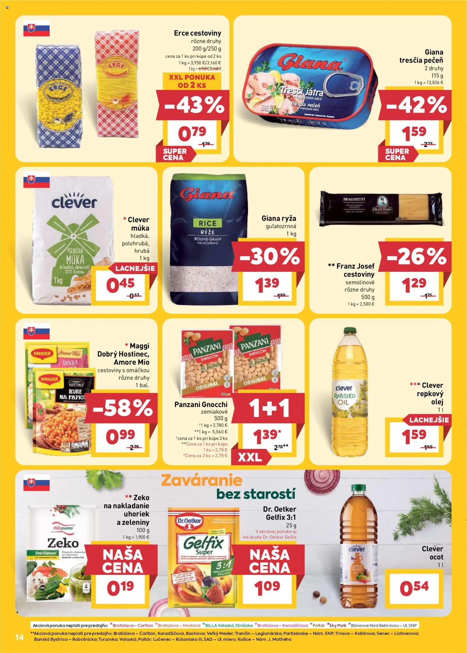 Nové Billa akcie – leták je platný od 01.07.2026 | Strana: 14