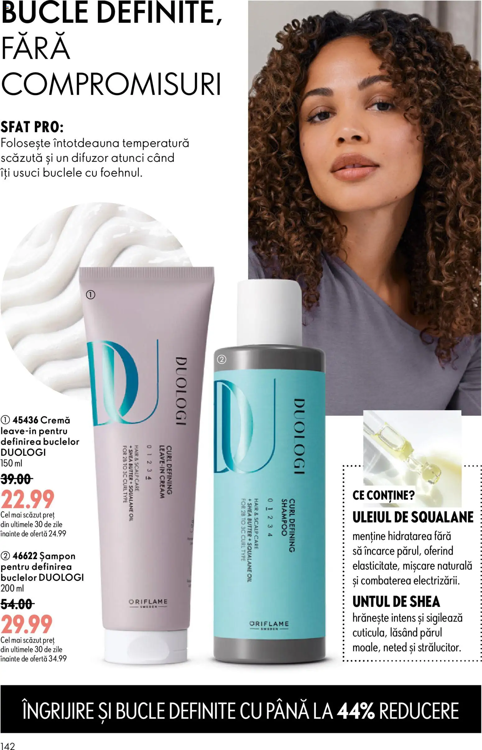 Noul catalog Oriflame – valabil de la 09.09.2026 | Pagină: 142 | Produse: Difuzor, Șampon, Cremă