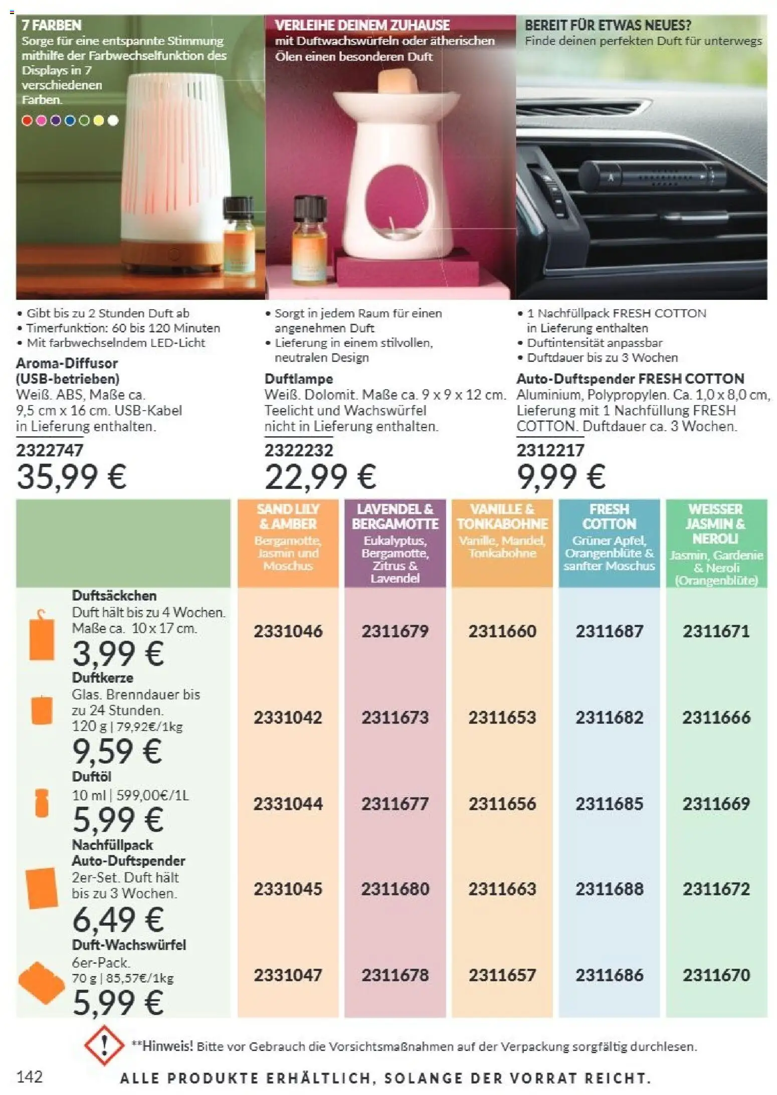 AVON Katalog September 2026 – gültig ab 01.09.2026 | Seite: 138 | Produkte: Duft, Vanille, Lavendel