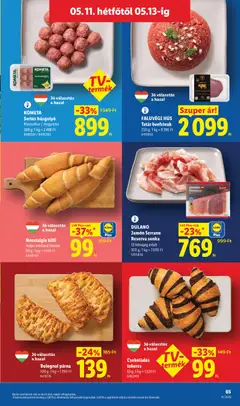 Lidl akciós újság - amely érvényes a következő dátumtól: 07.05.2026 | Oldal: 65