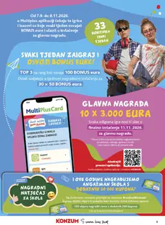 Konzum Katalog - Pregled kataloga iz trgovine Konzum, vrijedi od 16.09.2026 | Stranica: 3