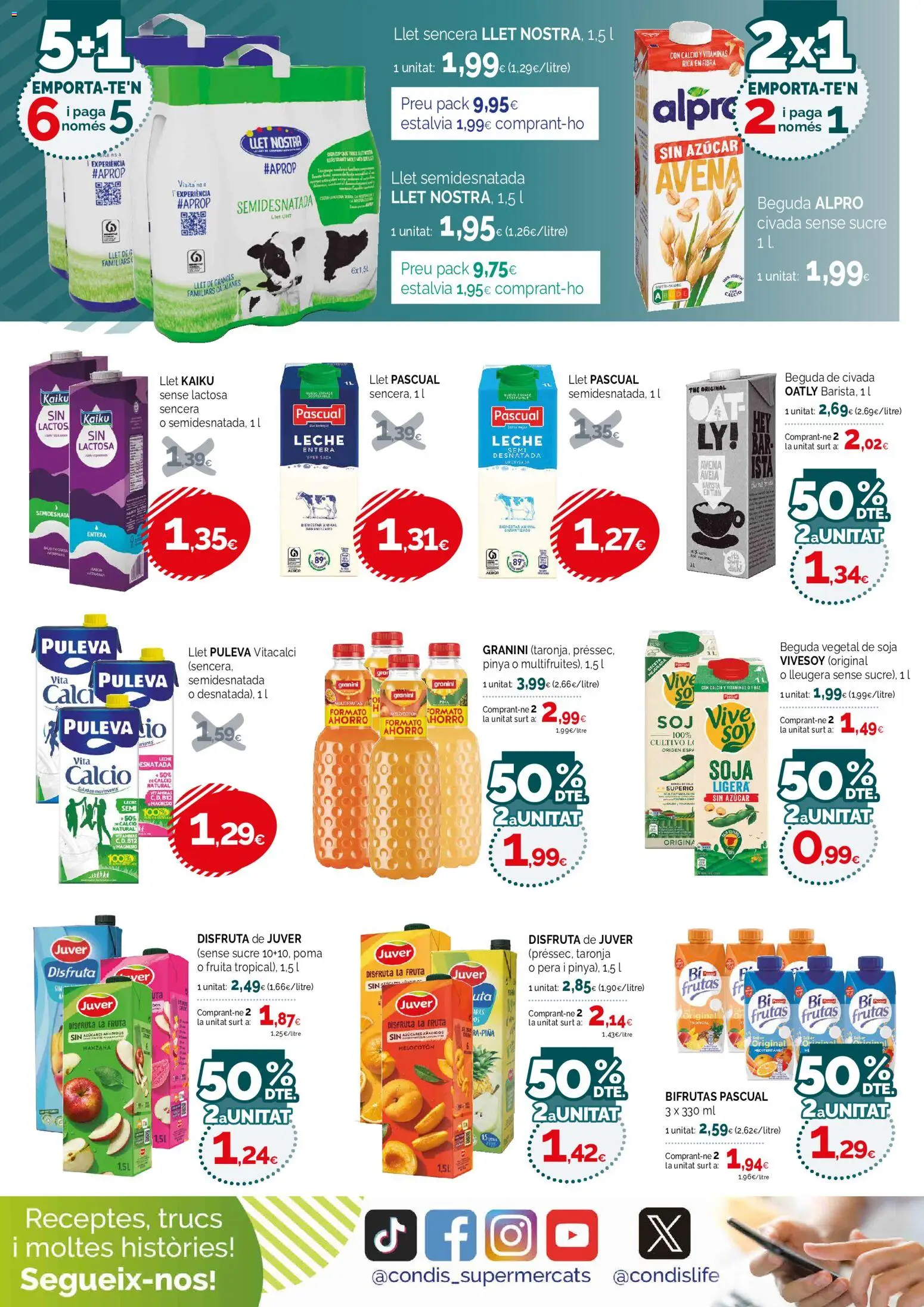 Condis - folleto │ válido desde el 30/09/2026 | Página: 20 | Productos: Fruta, Leche, Manzana, Azúcar