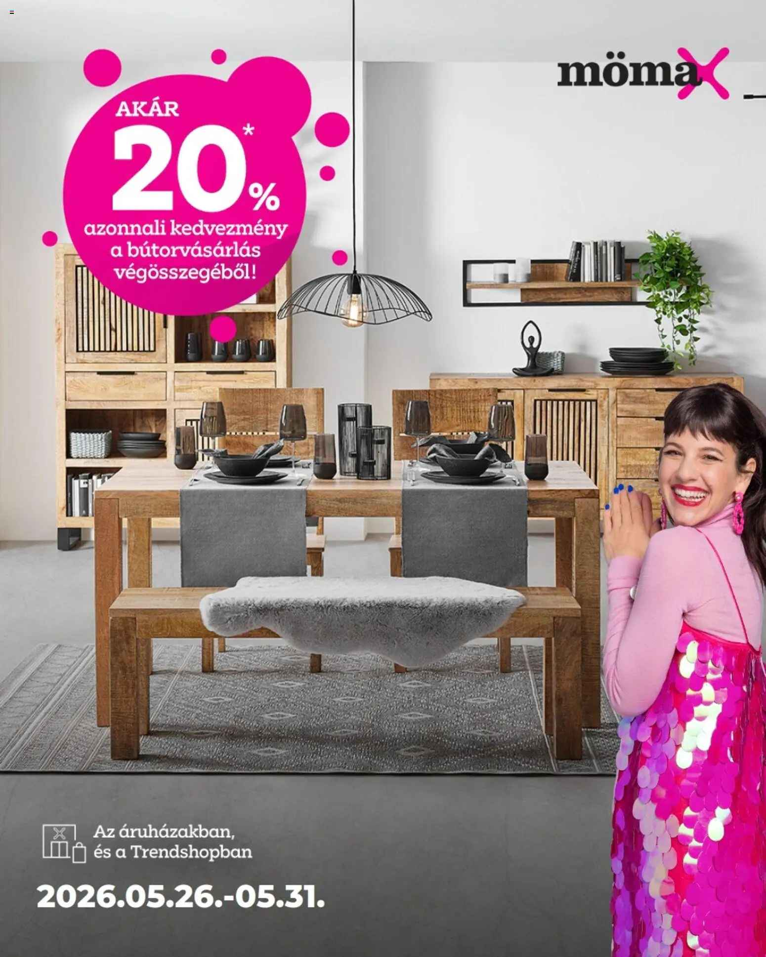 Mömax akciós ujság - amely érvényes a következő dátumtól: 26.05.2026 | Oldal: 1