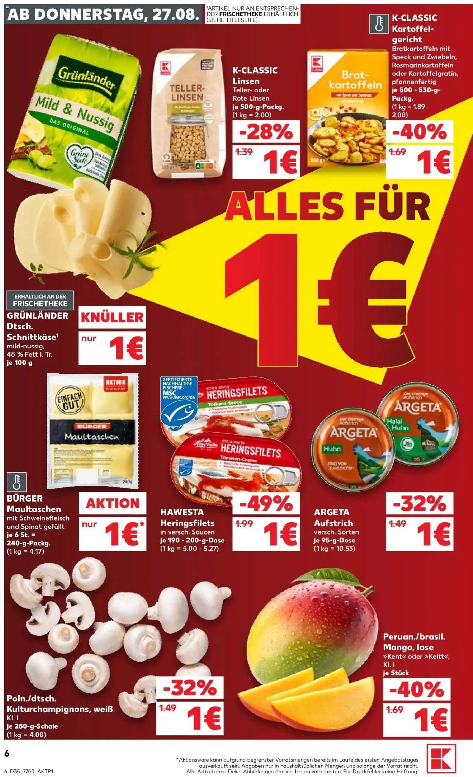 Prospekt Kaufland ab 24.08.2026 » Angebote Online zum Blättern | Seite: 17