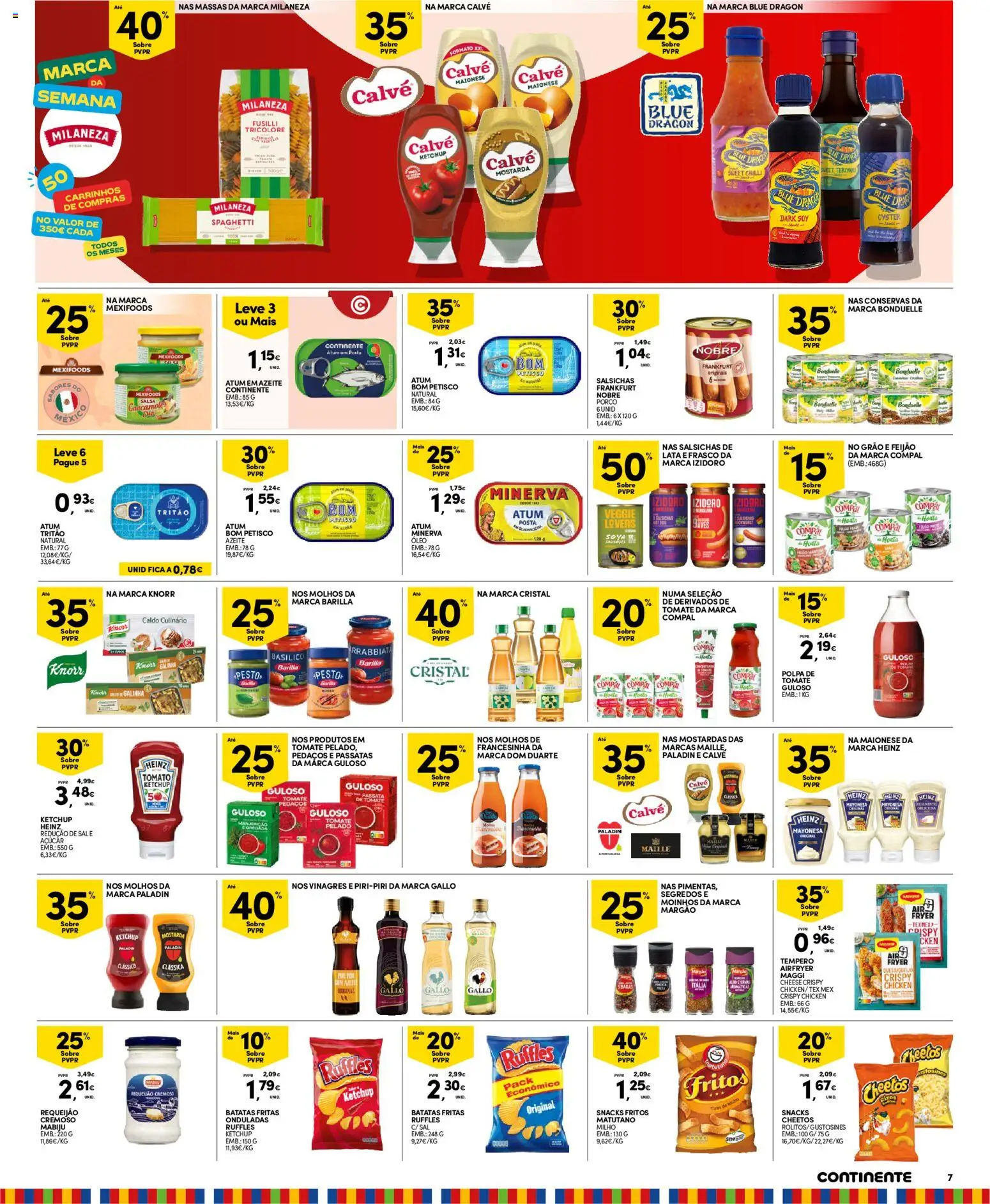 Continente folheto Madeira │ válido de 20/10/2026 | Página: 7 | Produtos: Knorr, Molhos, Tomate, Ketchup