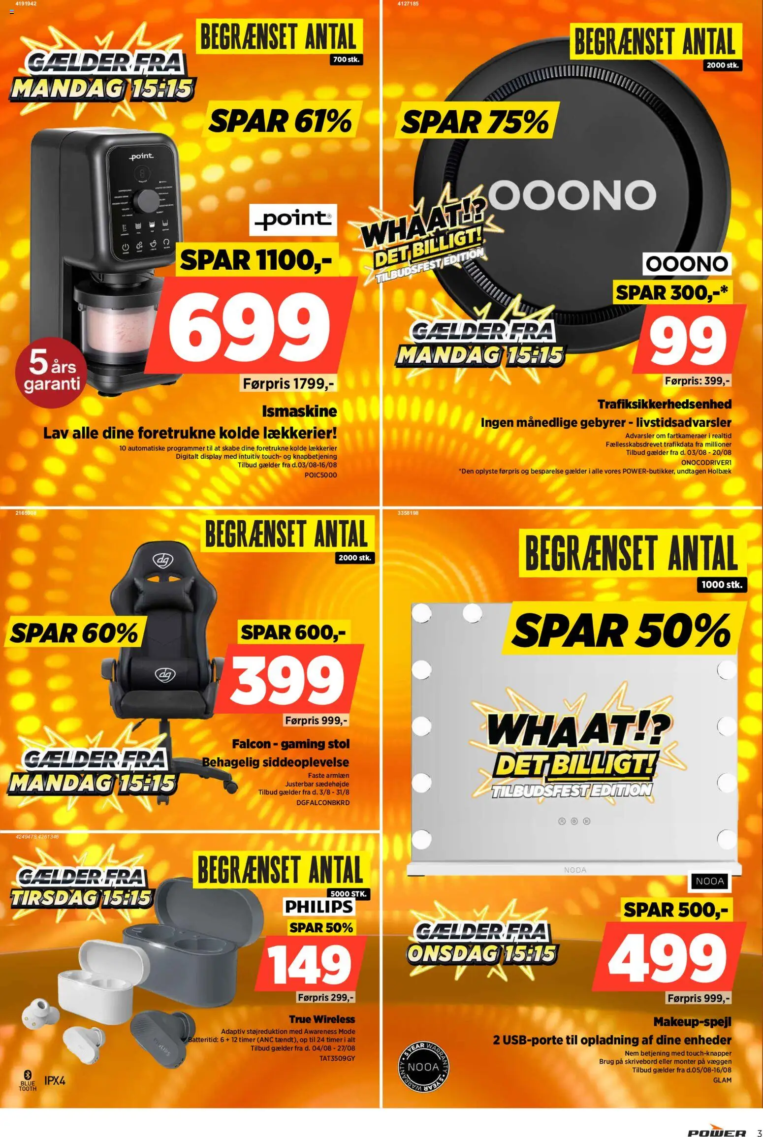 Power tilbudsavis – gyldig fra 30/07/2026 | Side: 3 | Produkter: Stol, Skrivebord