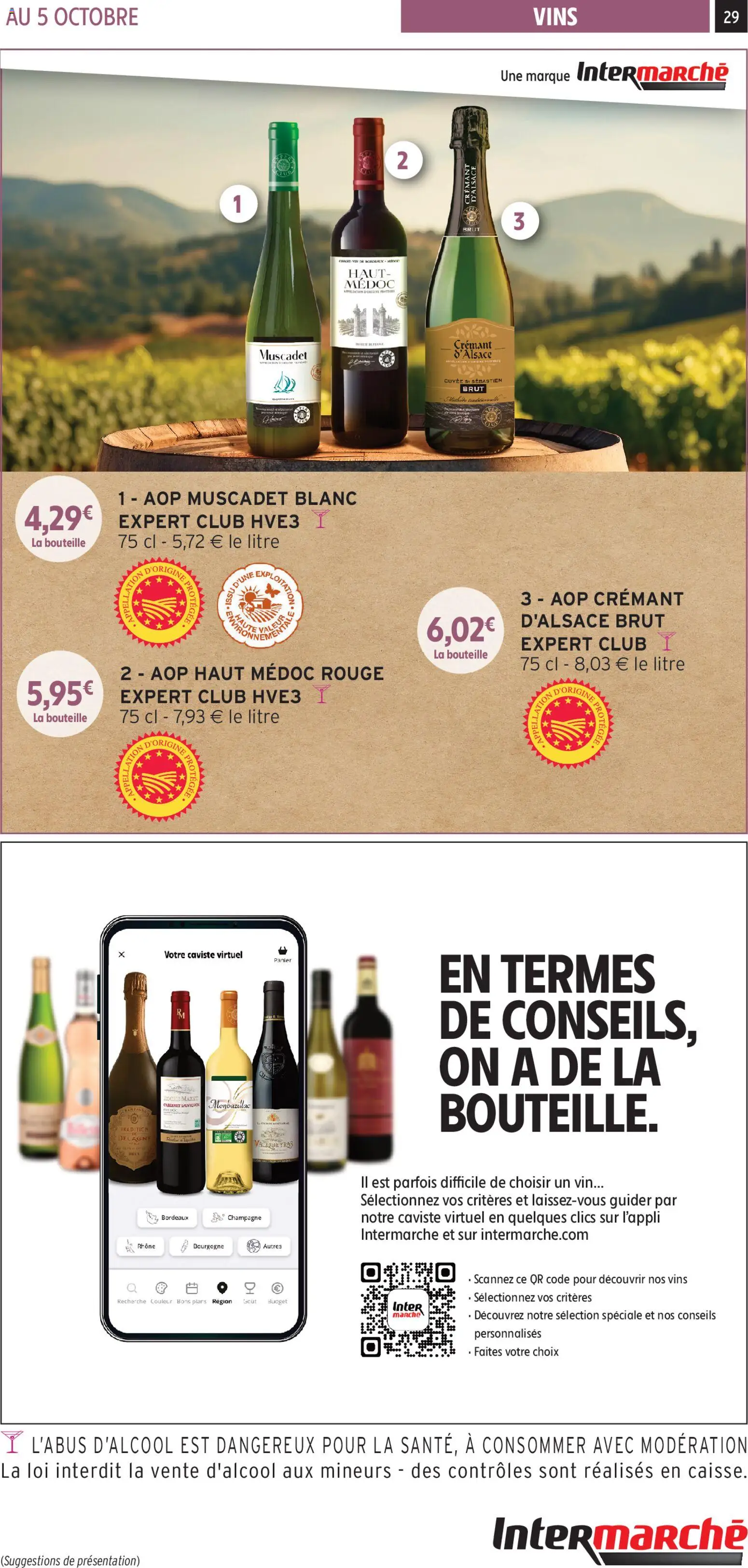 {H1} | Page: 29 | Produits: Champagne, Panier, Vin, Crémant d'alsace