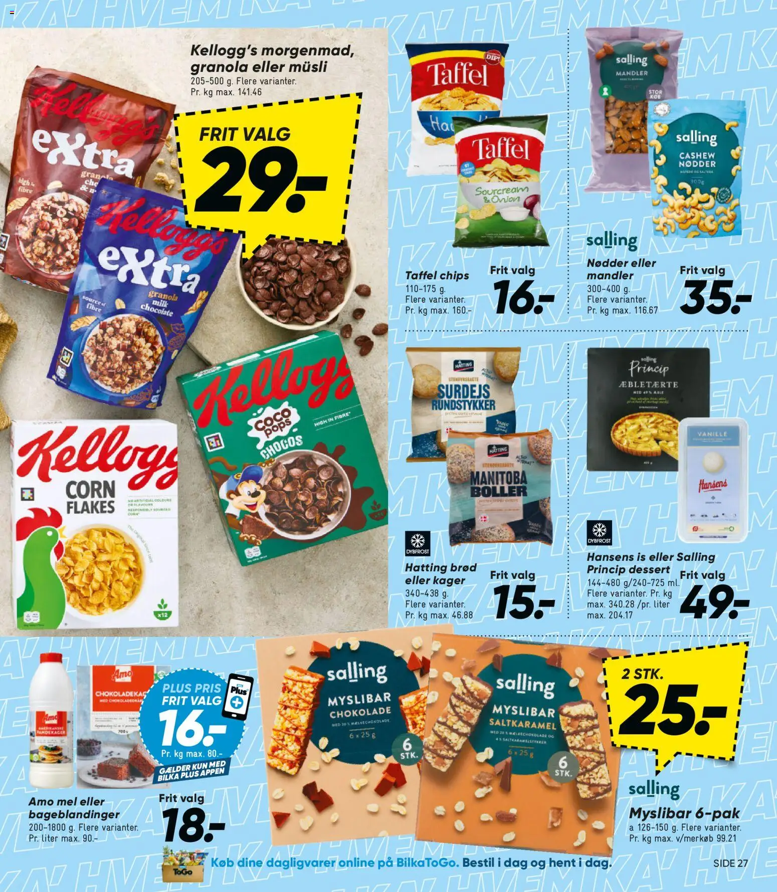 Bilka tilbudsavis – gyldig fra 05.06.2026 | Side: 40 | Produkter: Chips, Mandler, Müsli, Is