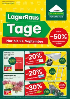 Lagerhaus - Wochen Angebote ab 14.09.2026 gültig