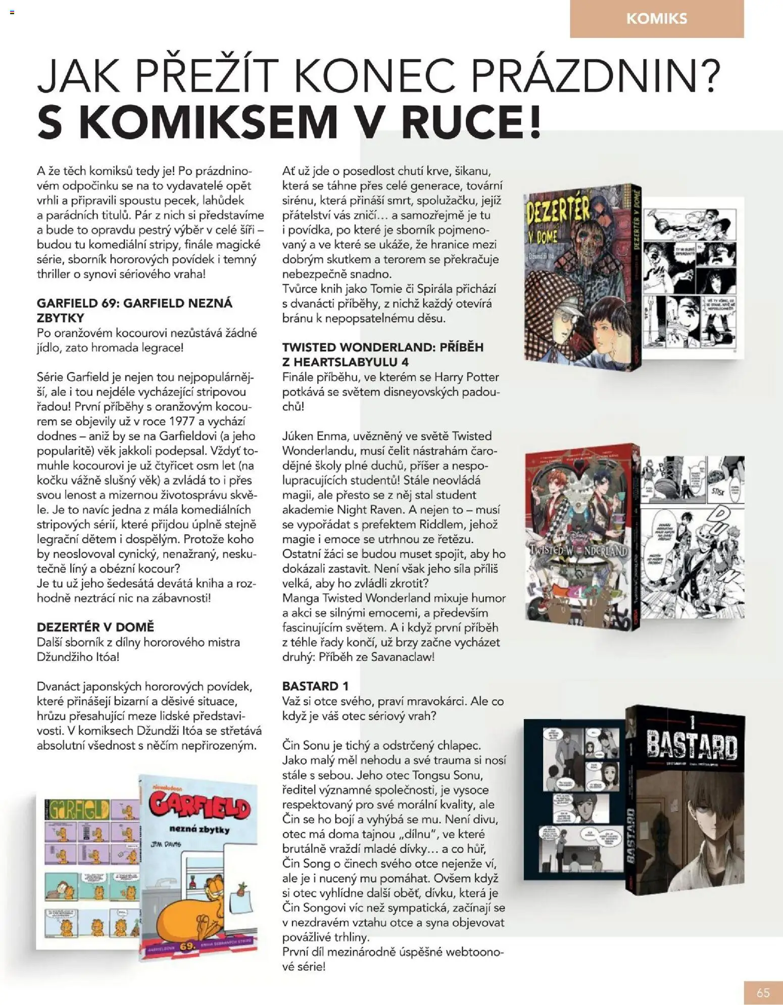 Knižní klub magazín od 01.09.2026 | Strana: 65 | Produkty: Kniha, Harry Potter, Caro