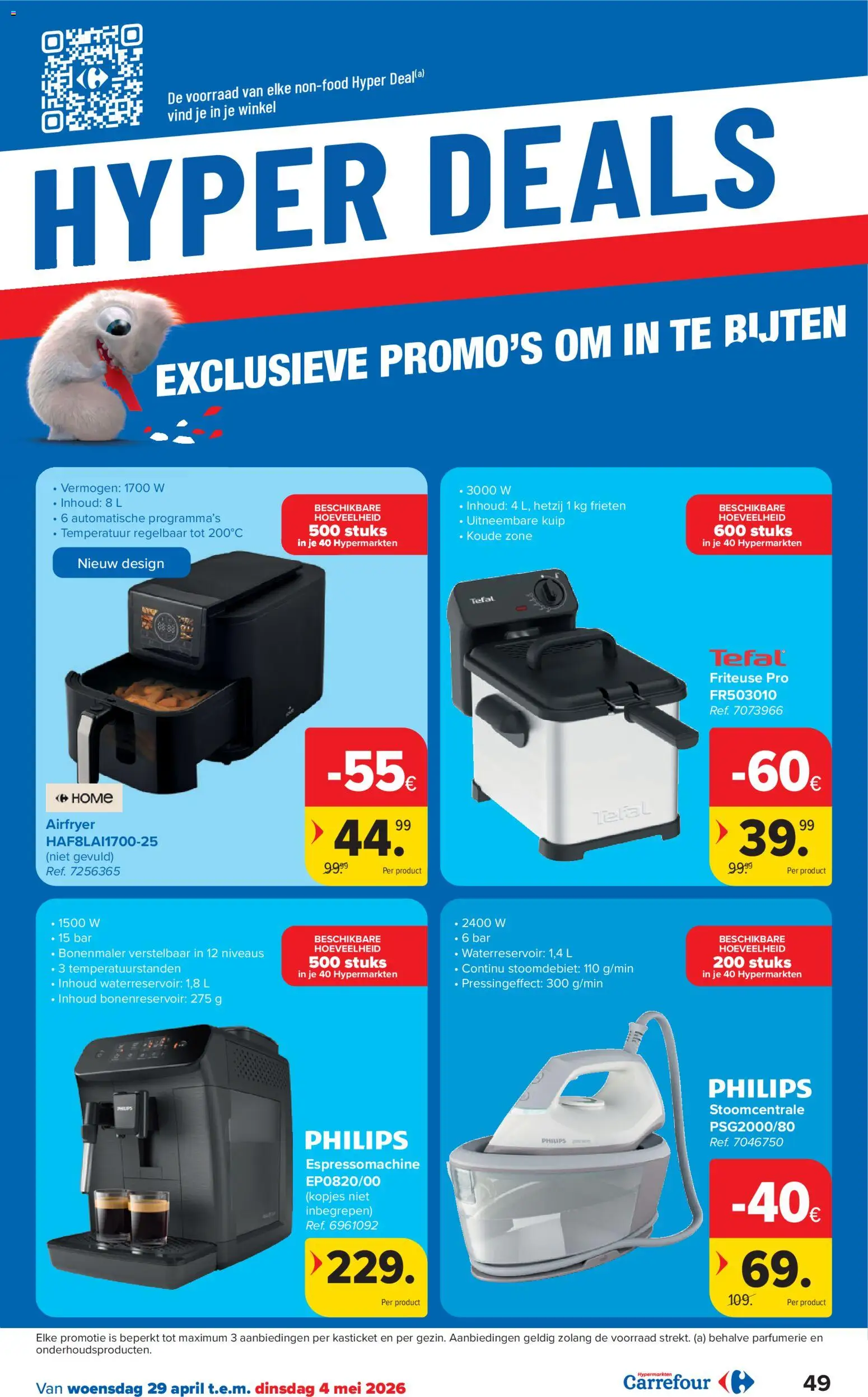 Nieuwe » Carrefour folder van 29/04/2026 🤩  « is er! Ontdek geweldige aanbiedingen en bespaar. | België