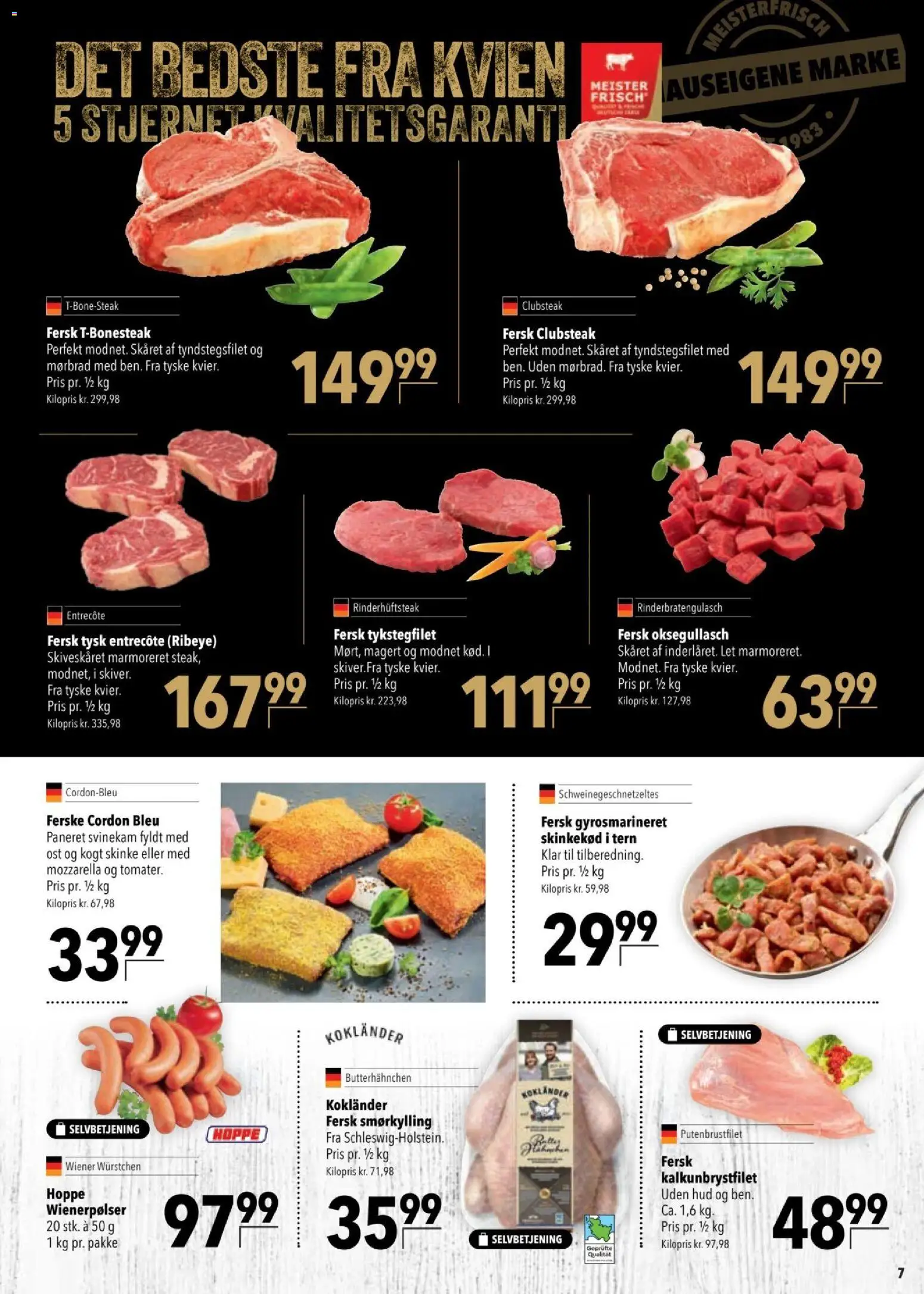 CITTI tilbudsavis – gyldig fra 15/07/2026 | Side: 7 | Produkter: Ost, Skinke, Entrecote, Mozzarella