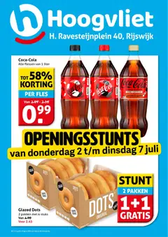 Hoogvliet folder - Openingsstunts - Rijswijk - Voorbeeld van een folder van Hoogvliet, geldig van 02.07.2026