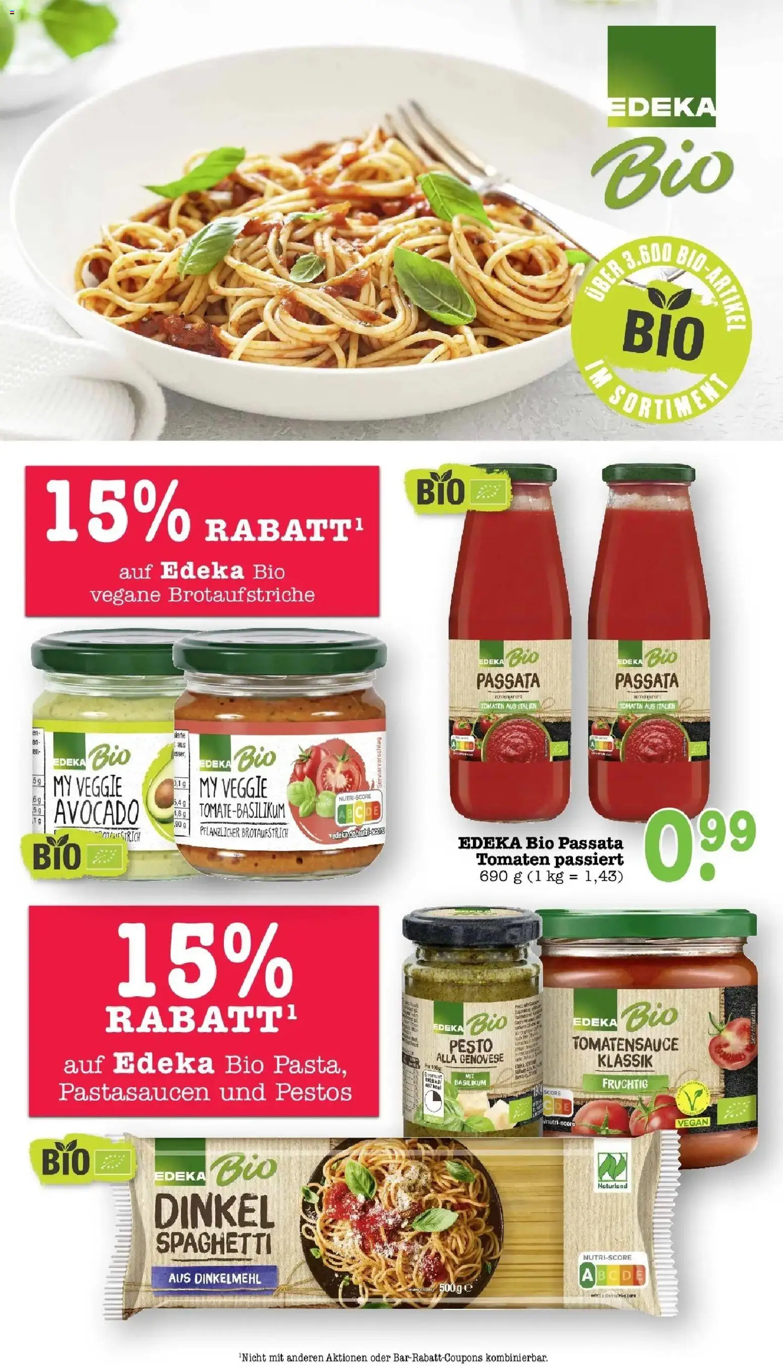 Edeka Prospekt Bühlertal (ab 10.08.2026) » Angebote Online | Seite: 36 | Produkte: Spaghetti, Tomaten, Avocado