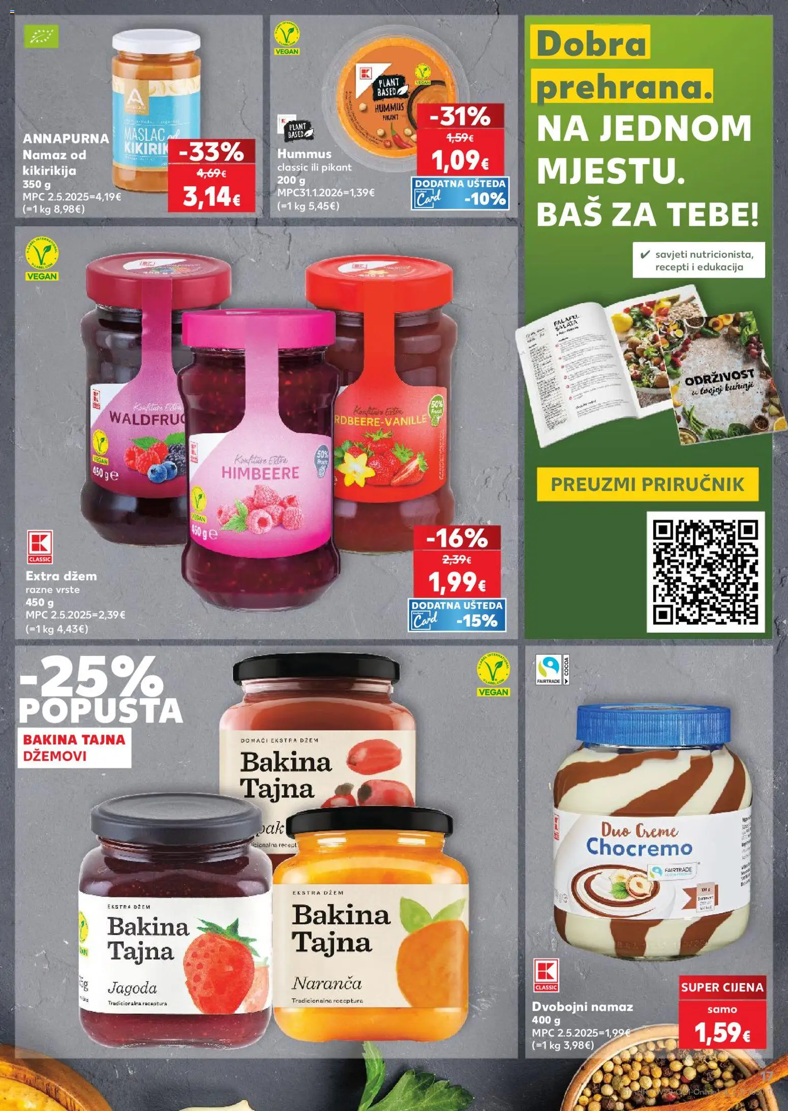 Kaufland katalog | vrijedi od 15.07.2026 | Stranica: 17 | Proizvodi: Maslac, Maslac od kikirikija, Džem, Namaz