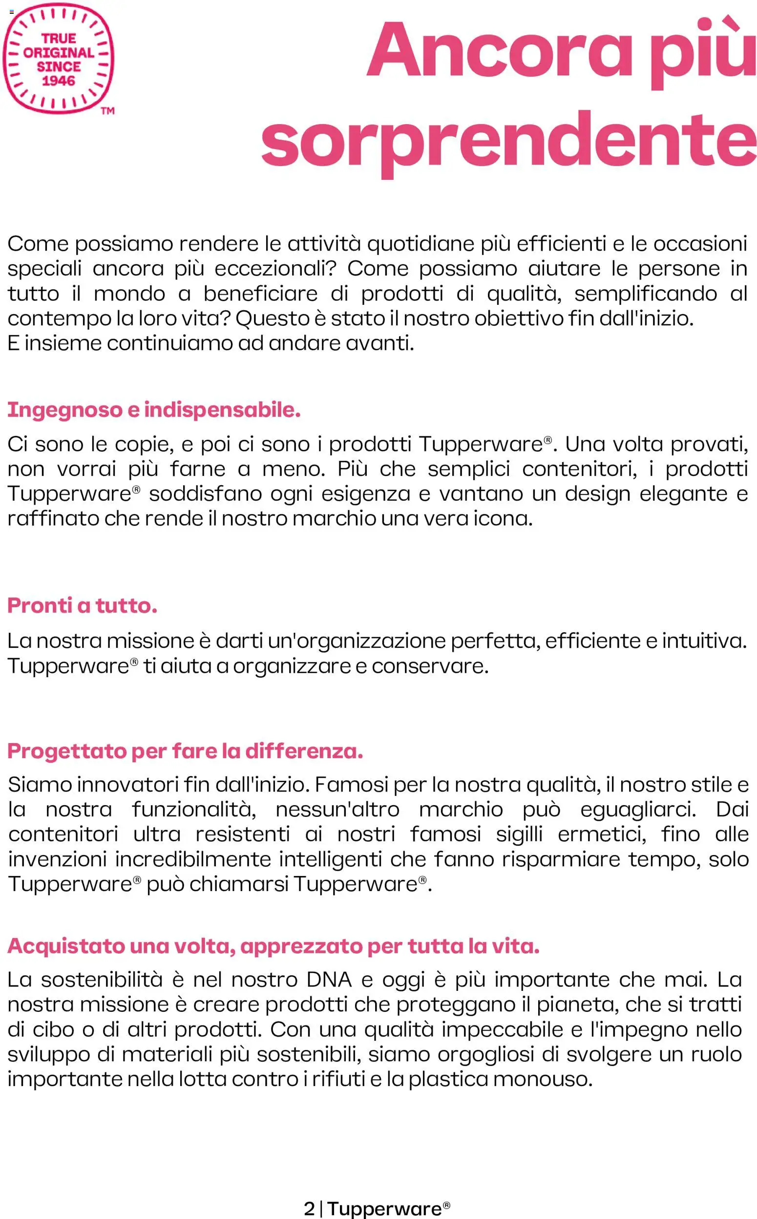 Volantino Tupperware del 01.05.2026 | Pagina: 2