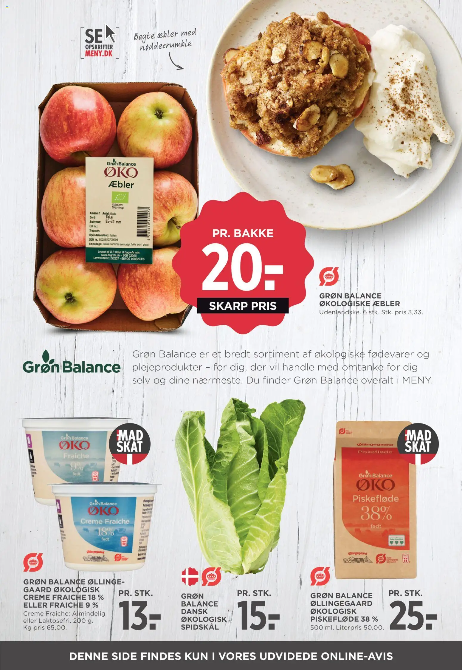 Meny tilbudsavis – gyldig fra 06.06.2026 | Side: 23 | Produkter: Creme, Creme fraiche, Spidskål, Søm
