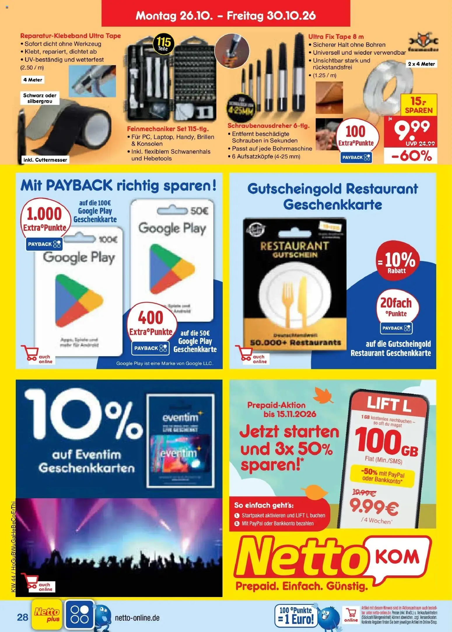 Netto Marken-Discount Prospekt Hamburg – gültig ab 26.10.2026 | Seite: 38