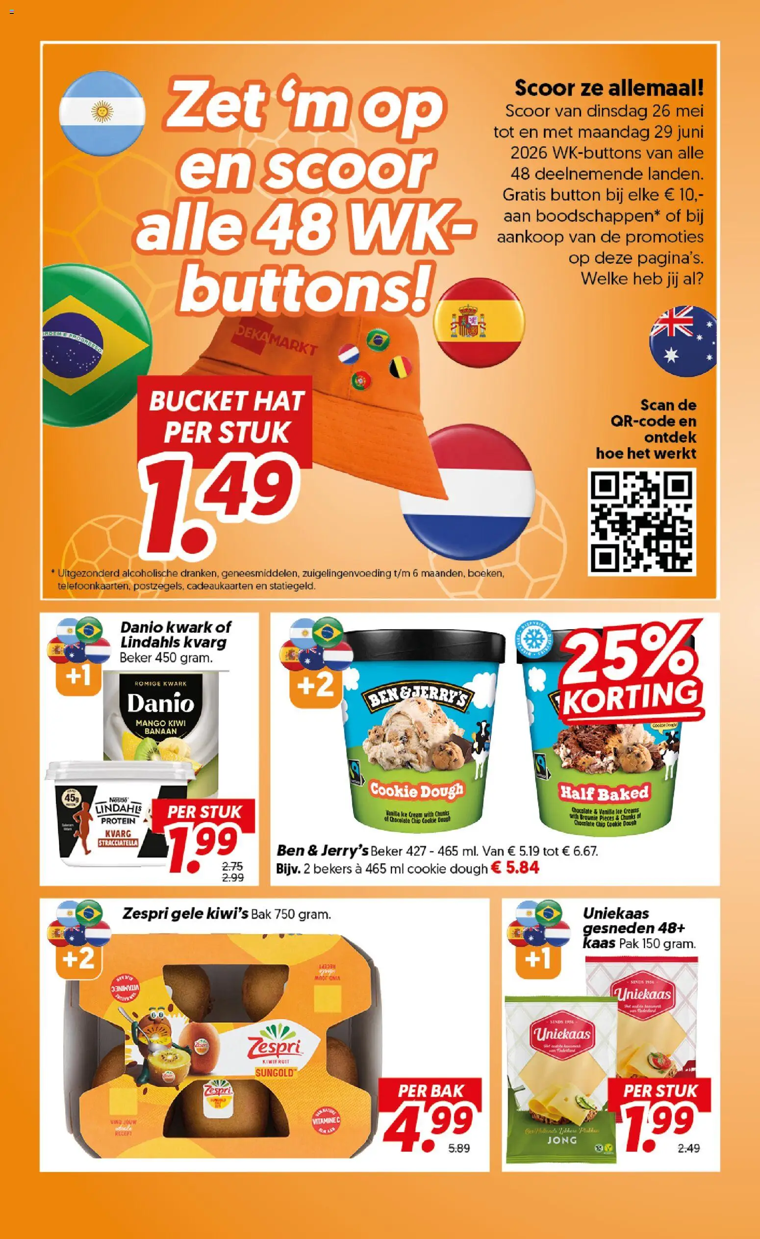 {H1} | Pagina: 2 | Producten: Kaas, Kwark, Mango, Banaan