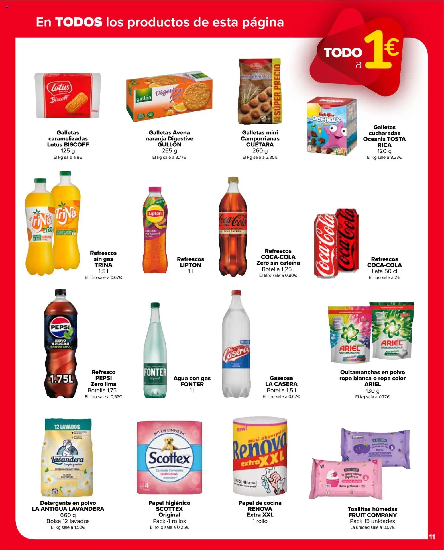 Carrefour Market folleto │ válido desde el 10/09/2026 | Página: 11 | Productos: Quitamanchas, Galletas, Pepsi, Gaseosa
