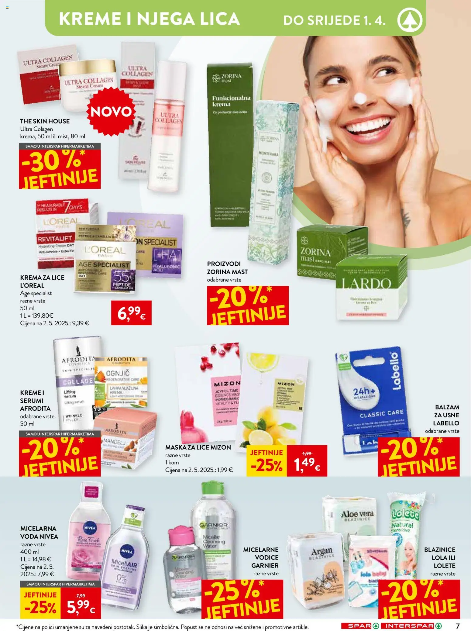 Spar katalog | vrijedi od 12.03.2026 | Stranica: 10 | Proizvodi: Labello, Maska, Voda, Nivea