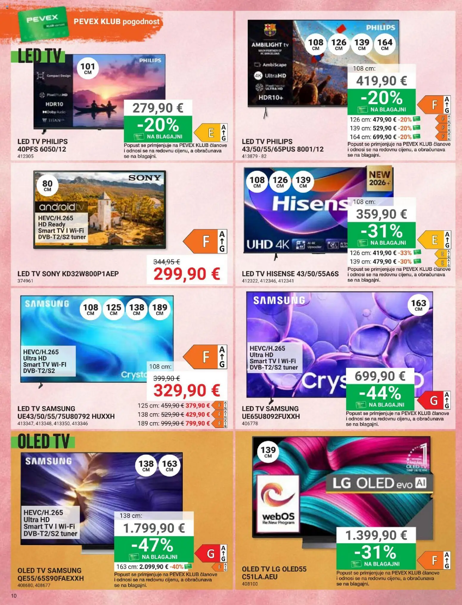 Pevex katalog | vrijedi od 24.09.2026 | Stranica: 10