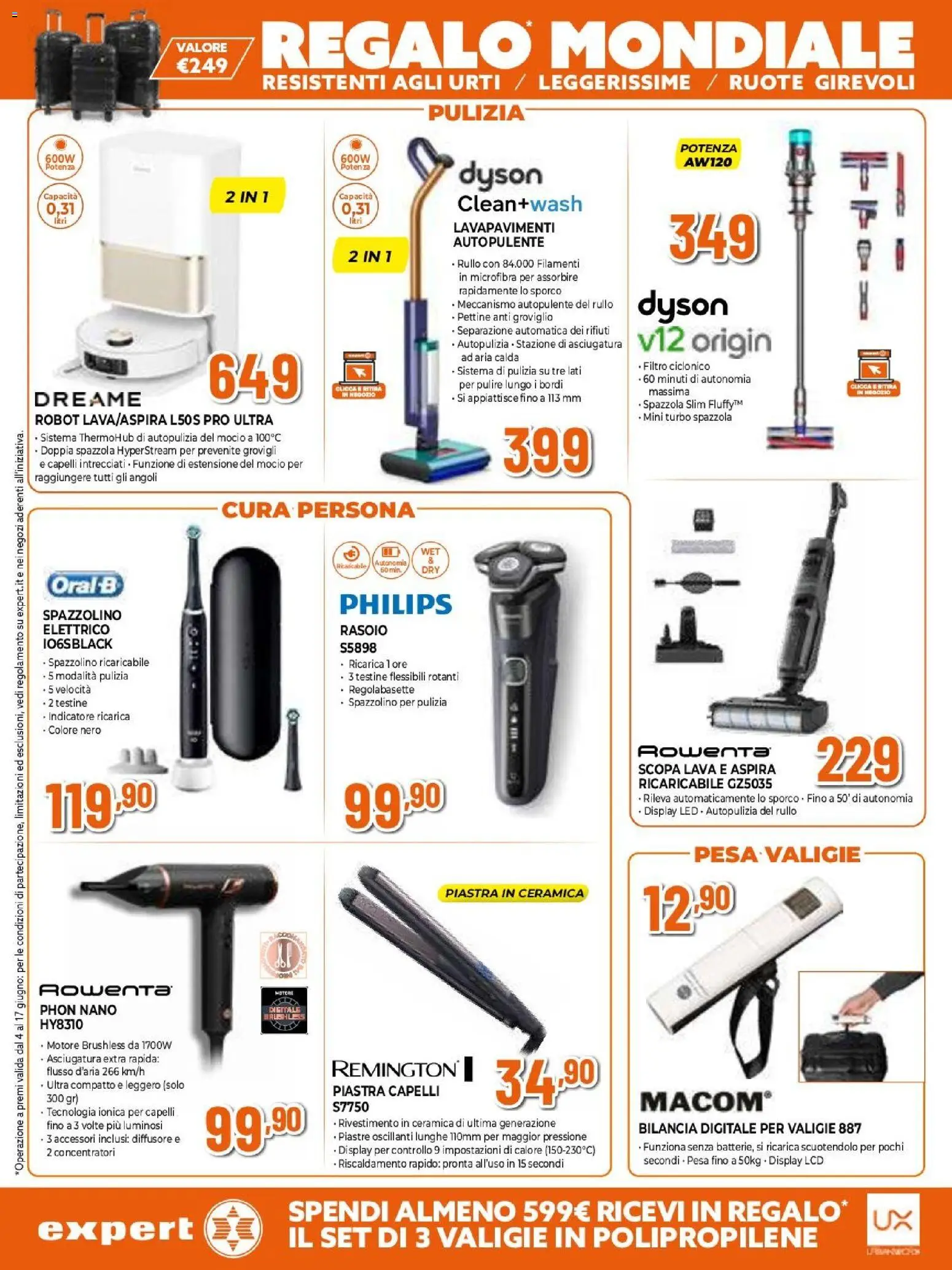 Volantino Expert del 04.06.2026 | Pagina: 27 | Prodotti: Spazzola, Rullo, Mocio, Scopa