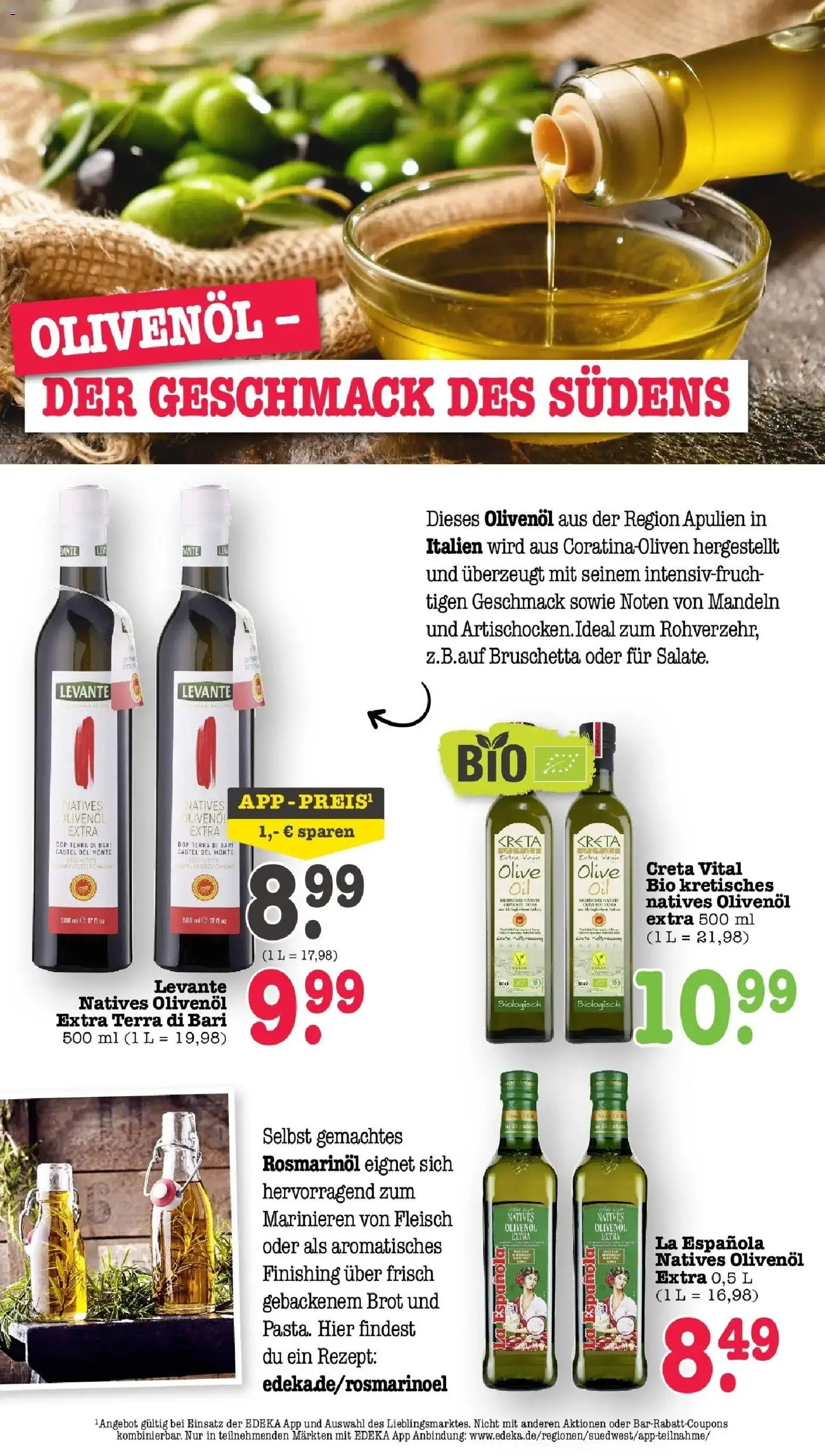 Edeka Prospekt Offenbach (ab 19.10.2026) » Angebote Online | Seite: 52 | Produkte: Olivenol, Mandeln, Brot, Fleisch