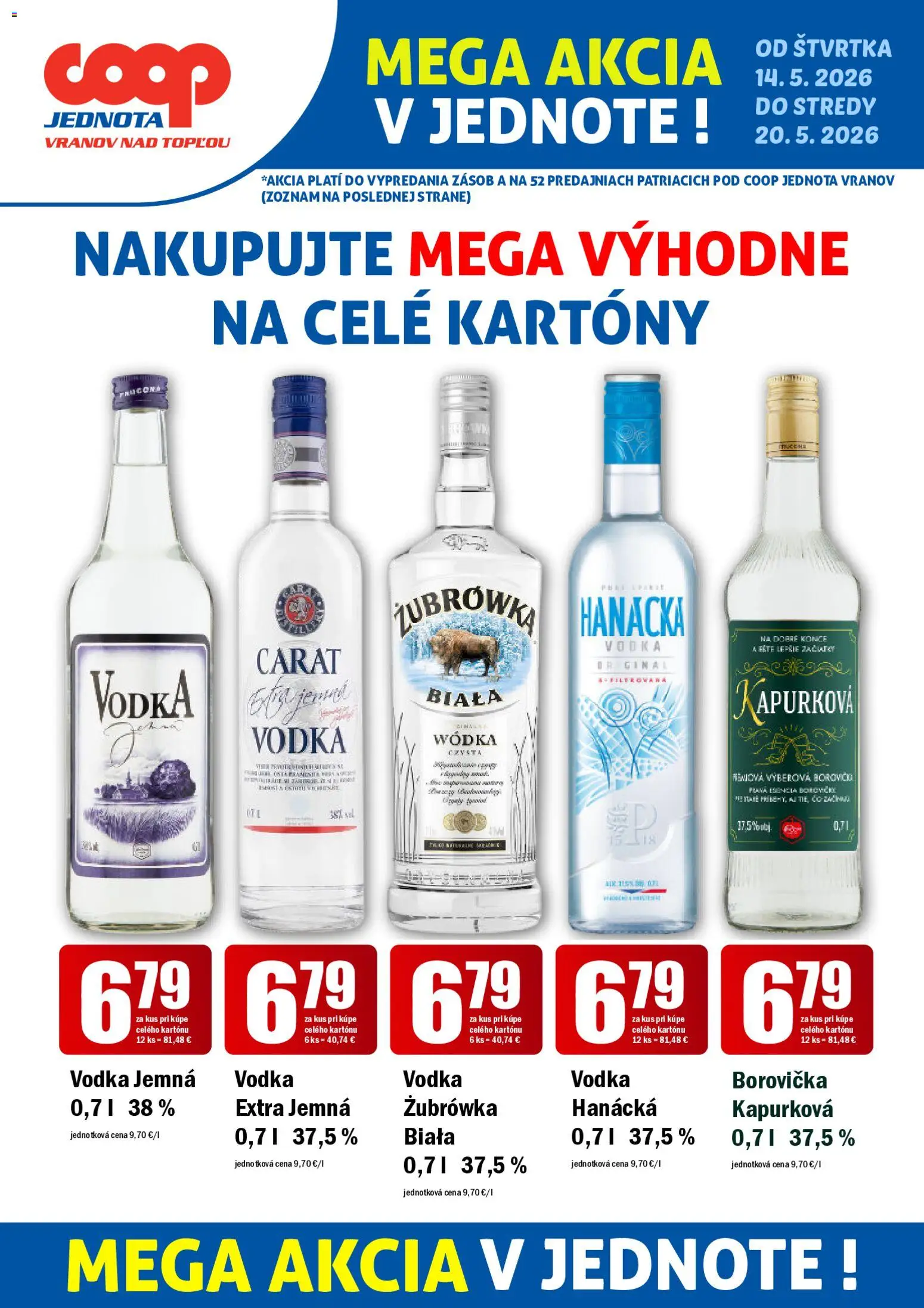 Nové COOP Jednota akcie – leták je platný od 14.05.2026 | Strana: 2