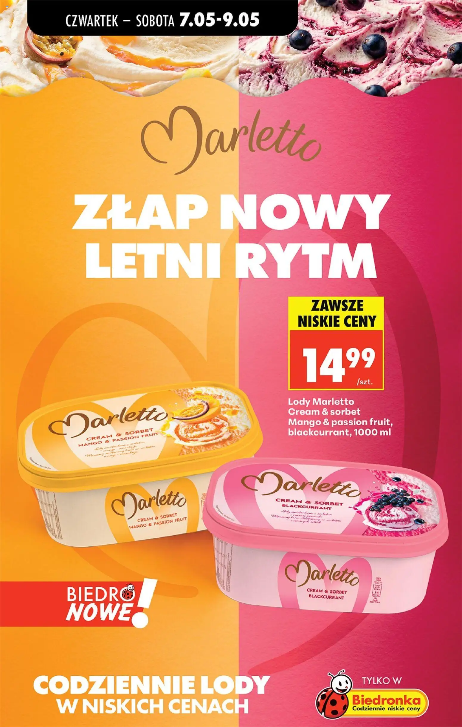 Biedronka Polsko leták - Codziennie niskie ceny od 07.10.2026 | Strana: 69 | Produkty: Mango, Sorbet