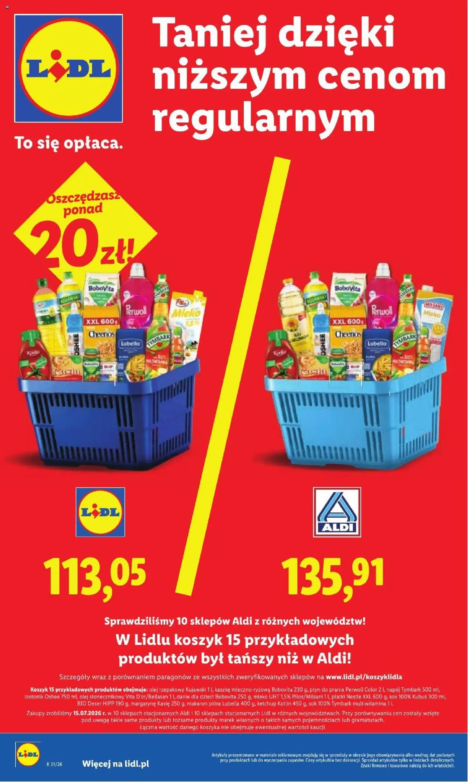 Lidl gazetka od 30.07.2026 | Strona: 4 | Produkty: Olej słonecznikowy, Płatki, Detergent, Sos