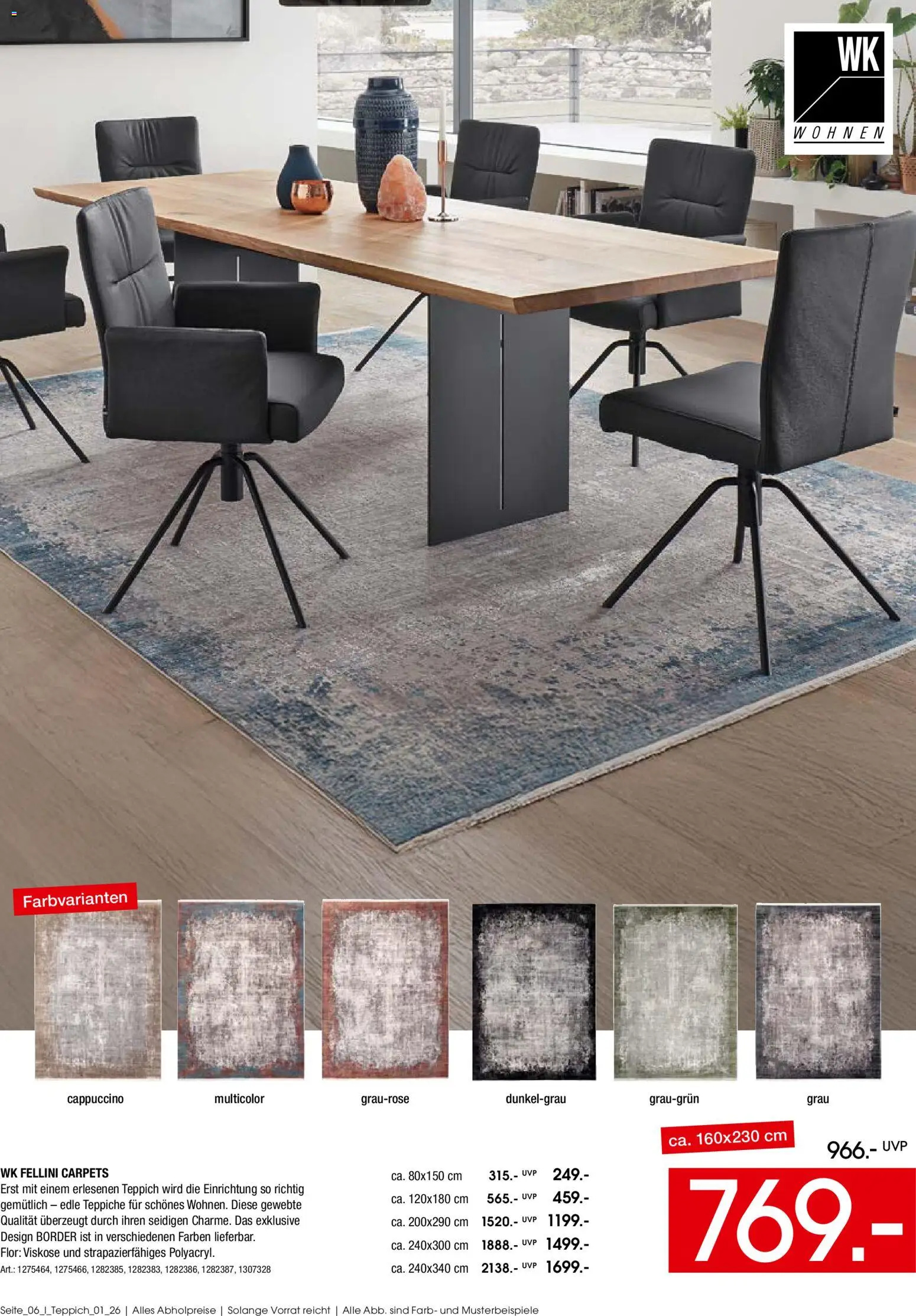 Zurbrüggen Teppich Spezial – gültig ab 15.06.2026 | Seite: 6 | Produkte: Teppich