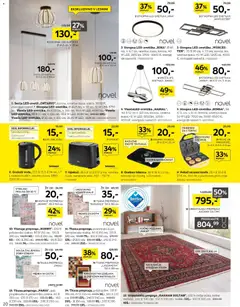 XXXL Lesnina katalog akcije – veljaven od 29.06.2026 | Stran: 20 | Izdelki: Preproga, Svetilka, Grelnik vode