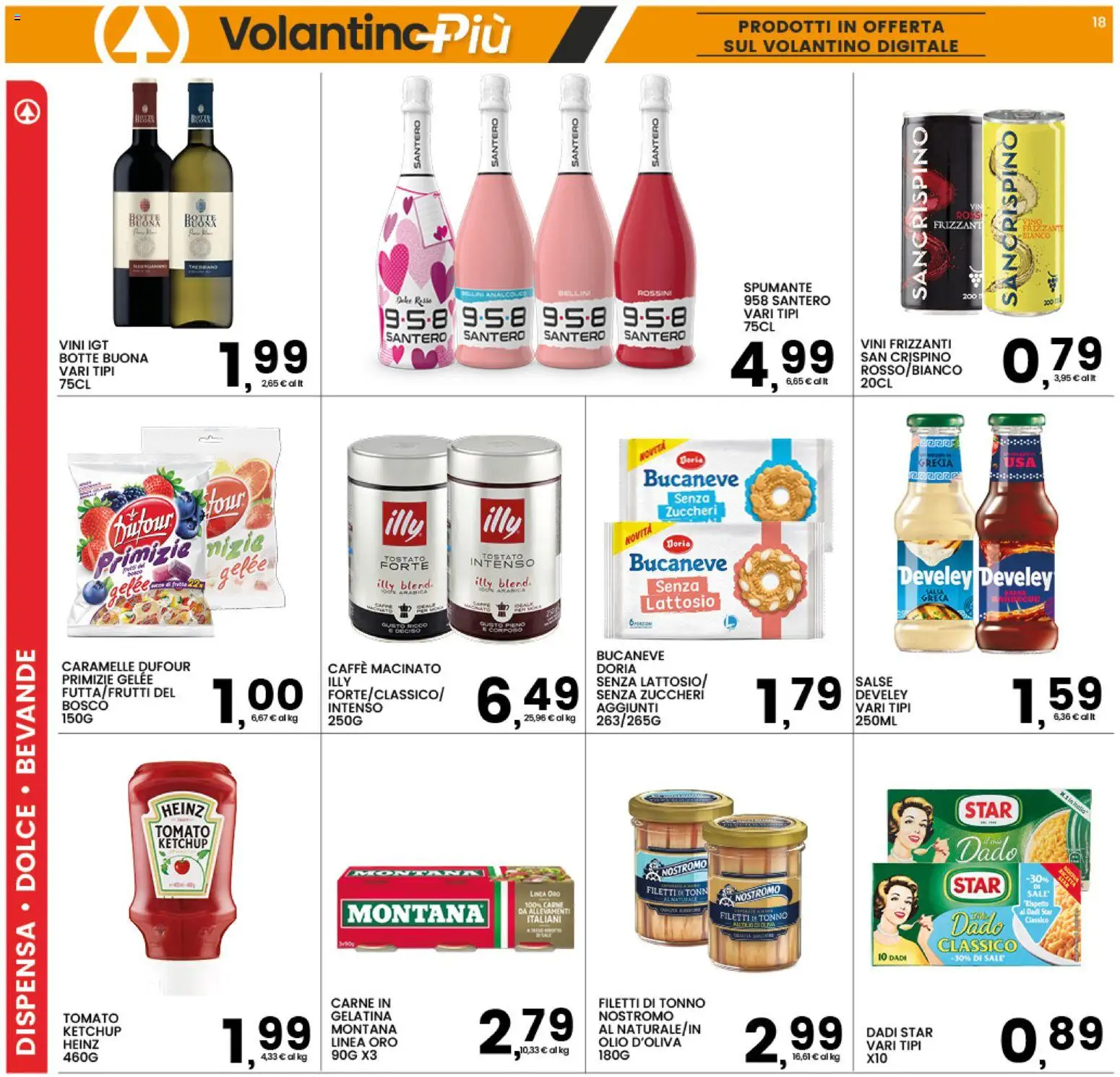 Volantino Interspar del 31/08/2026 | Pagina: 18 | Prodotti: Olio d'oliva, Illy, Caffè macinato, Macinato