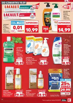 Pogląd oferty "LACALUT Pasta do zębów różne rodzaje, Pasta do zębów, 75 ml opakowanie" - ważna od 10.09.2026 | Strona: 54