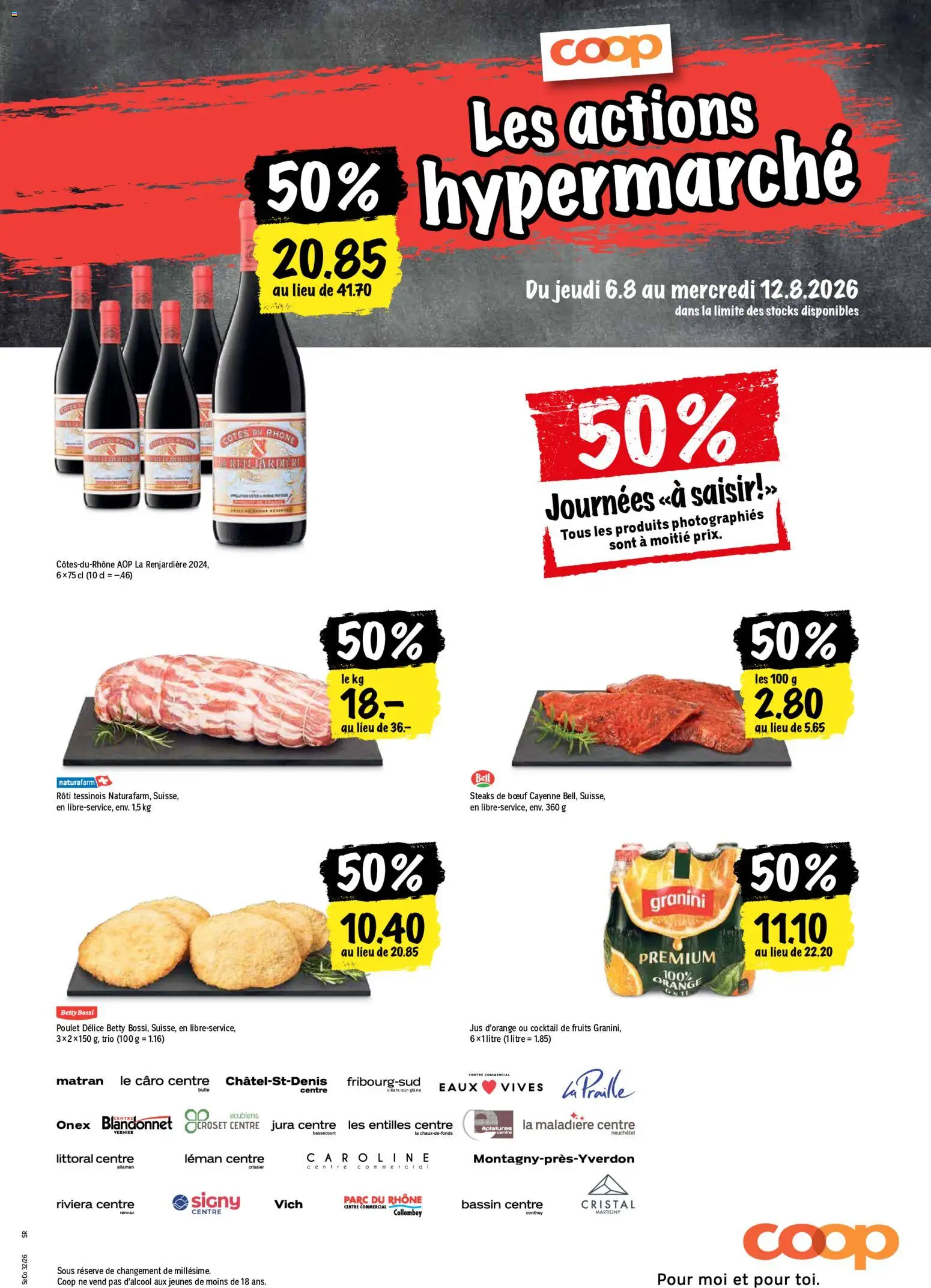Coop aktionen FR – gültig ab 06.08.2026 | Seite: 21 | Produkte: Jura, Flager