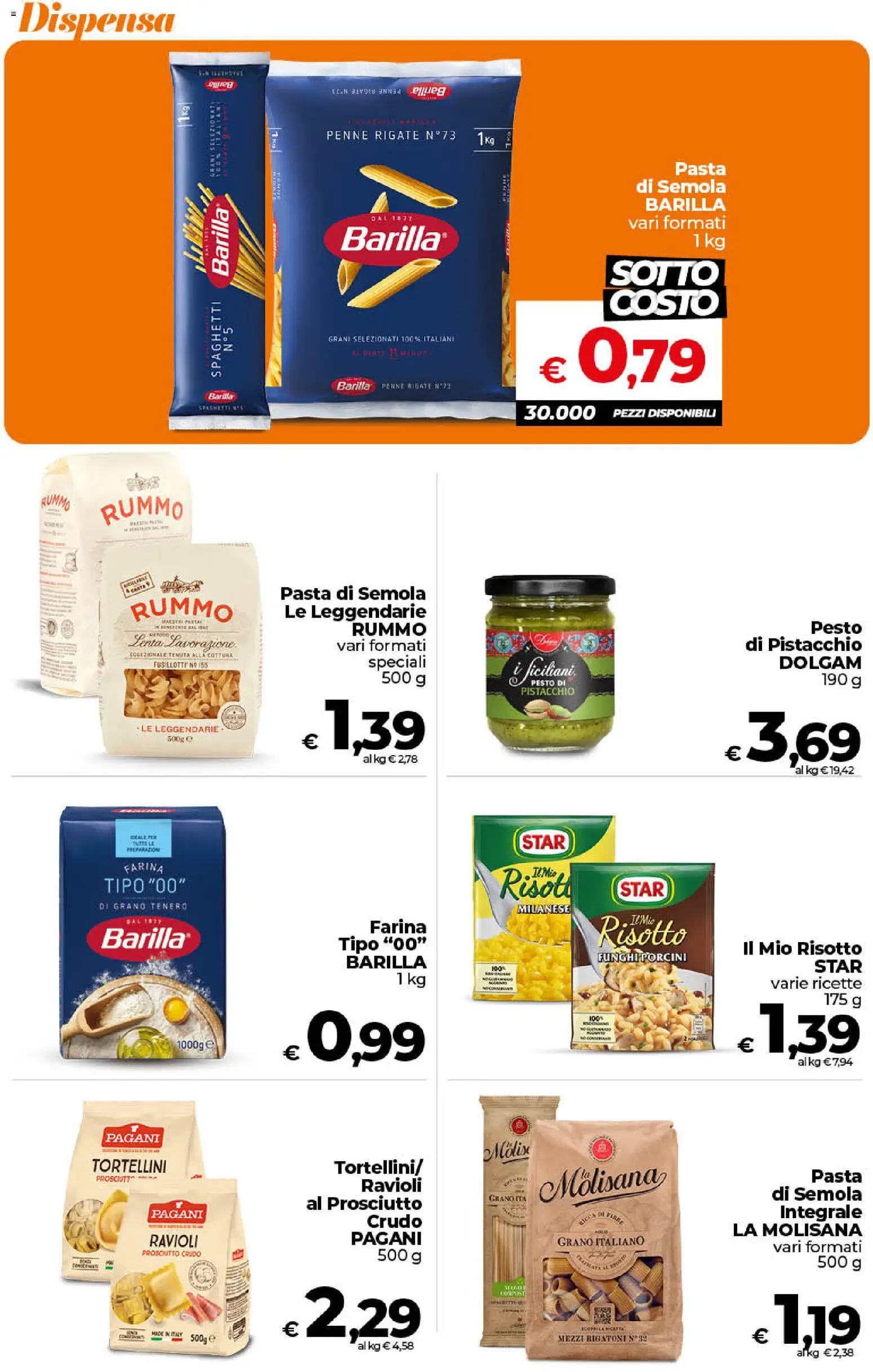 Volantino Ipercoop del 01/09/2026 | Pagina: 28 | Prodotti: Rigatoni, La Molisana, Pasta di semola, Spaghetti