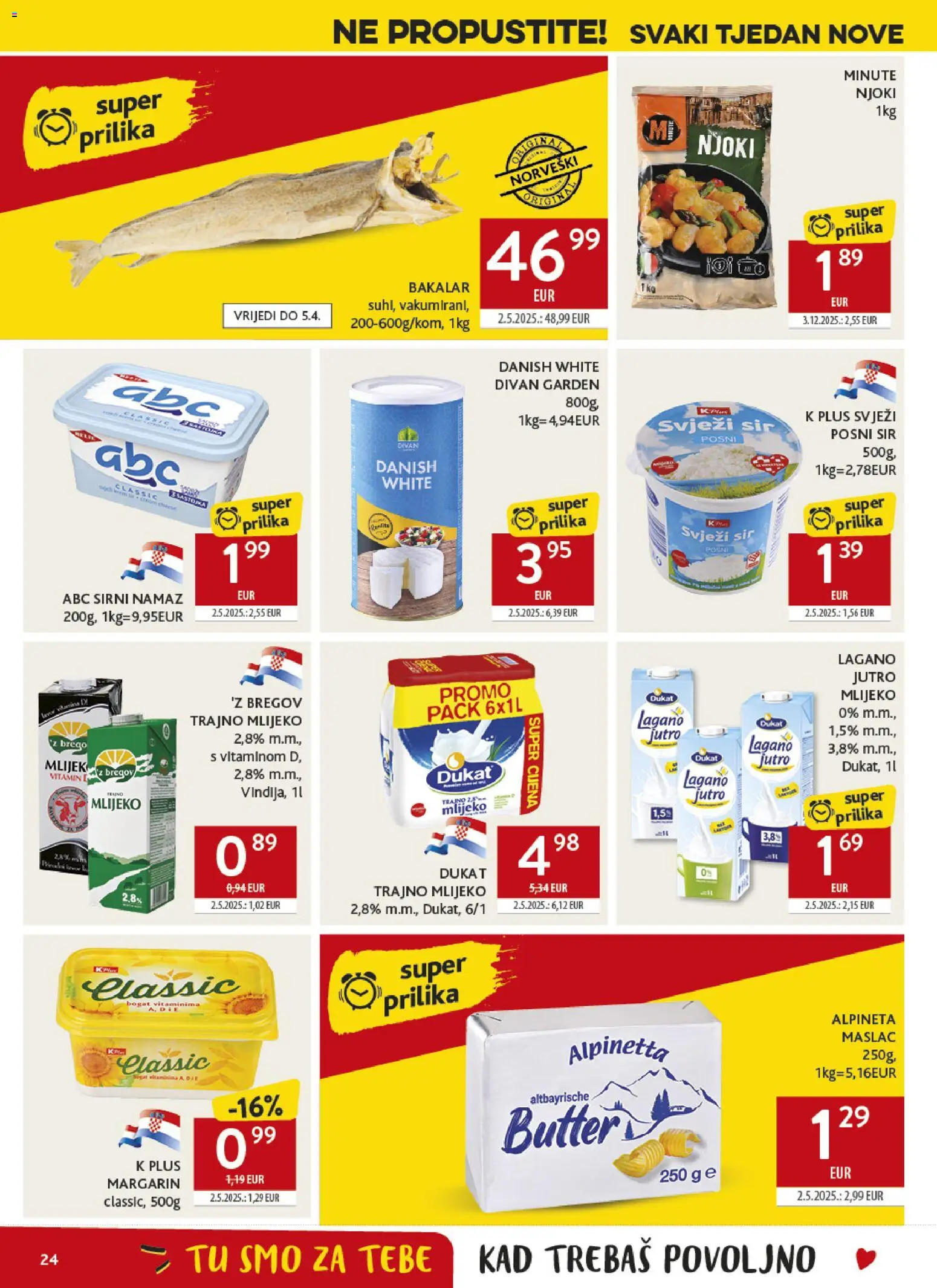 Konzum HR akciós ujság - amely érvényes a következő dátumtól: 11.03.2026 | Oldal: 24 | Termékek: Margarin