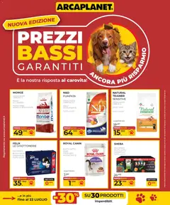 Anteprima del volantino Arcaplanet volantino valido a partire dal 02/07/2026