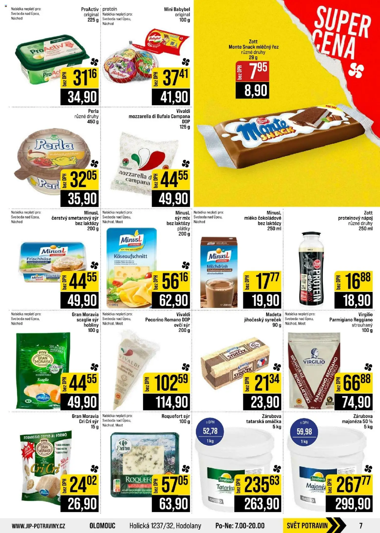 Jip leták - Cash & Carry od 26.08.2026 | Strana: 7 | Produkty: Tatarka, Pecorino Romano, Perla, Protein