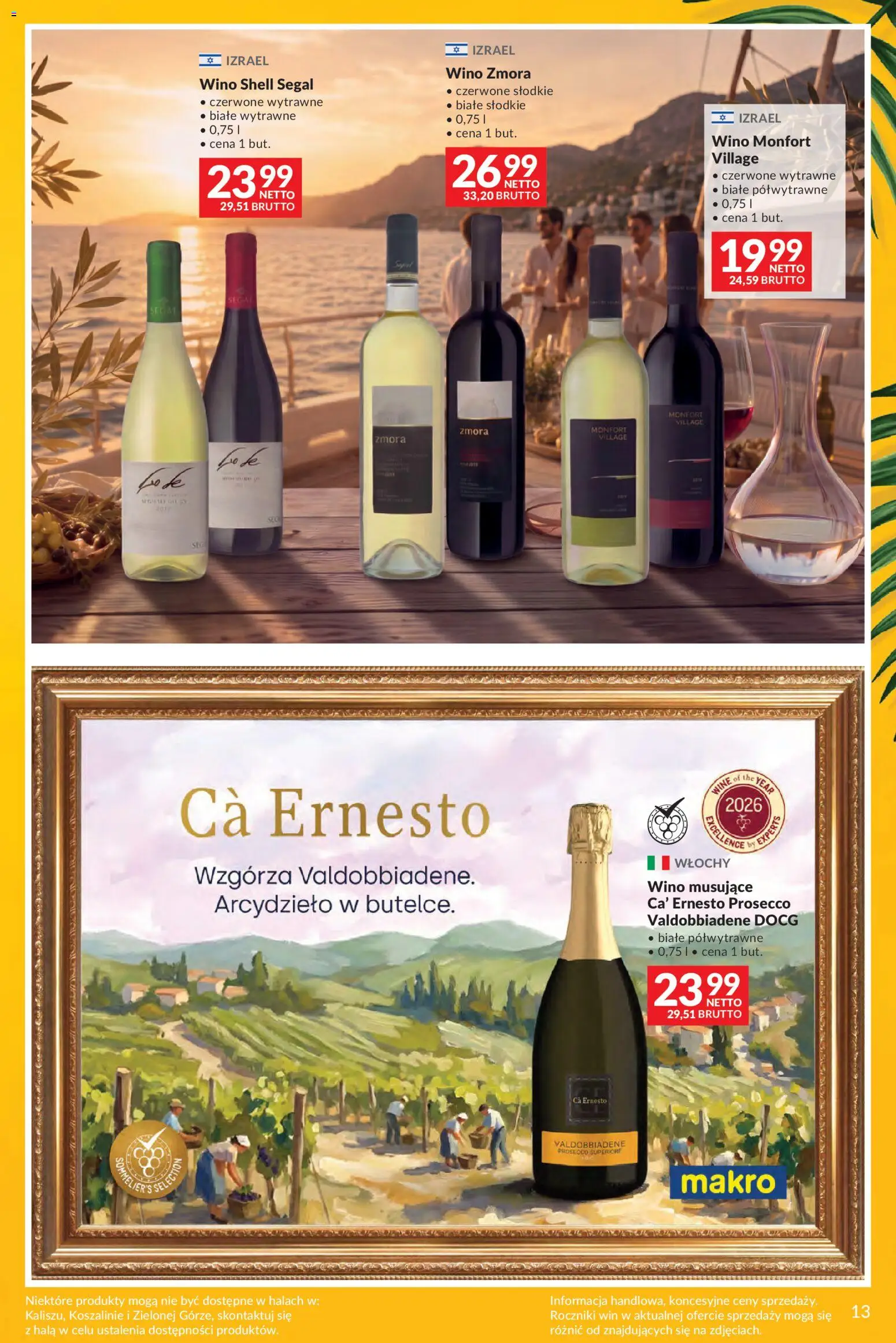 Makro gazetka - Summer drinks od 07.07.2026 | Strona: 13 | Produkty: Wino, Prosecco