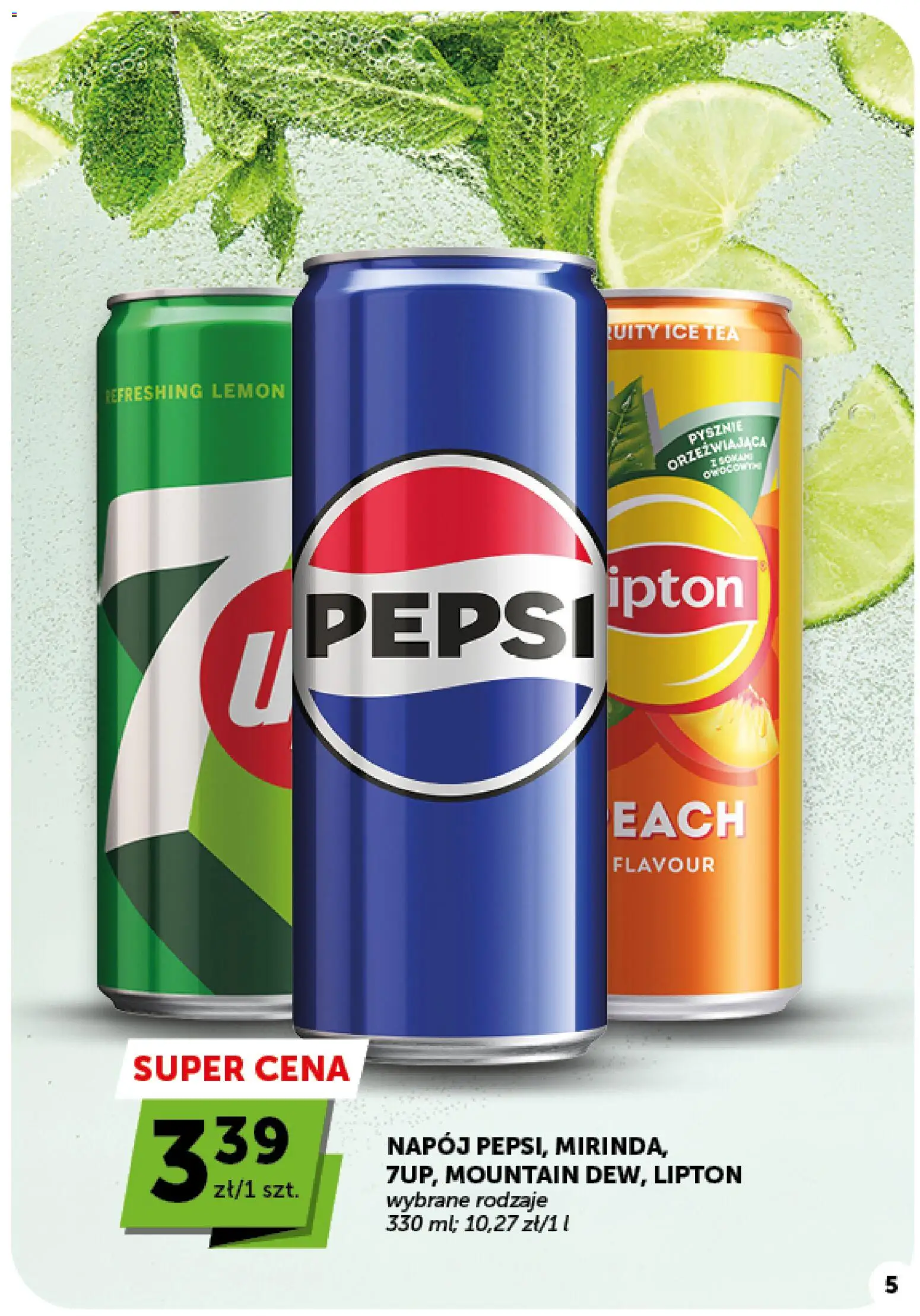 ABC gazetka od 01.10.2026 | Strona: 5 | Produkty: Ice Tea, Pepsi