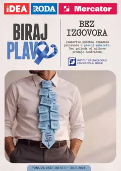 Roda katalog Biraj plavo - pregled Roda kataloga - važi od 01.11.2026