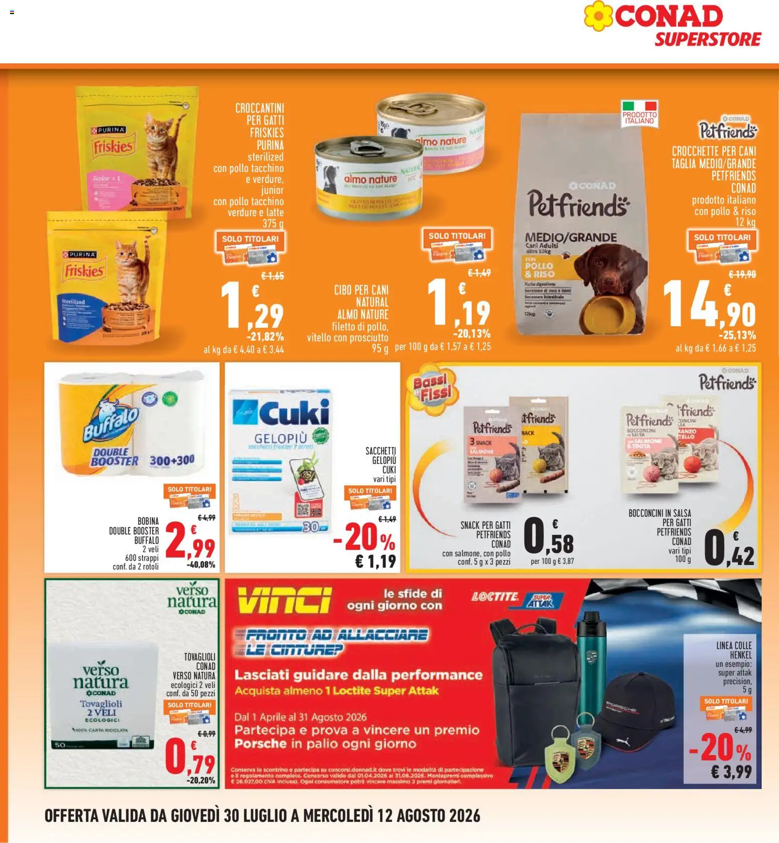 Volantino Conad del 30/07/2026 | Pagina: 24 | Prodotti: Trota, Latte, Prosciutto, Vitello