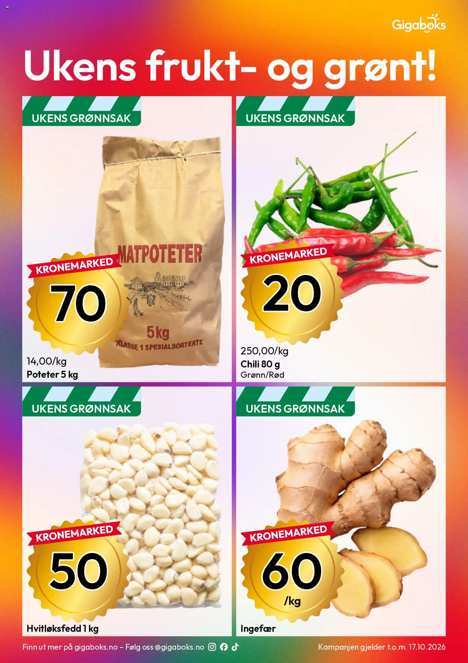 {H1} | Side: 11 | Produkter: 5 kg, Frukt, Poteter, 1
