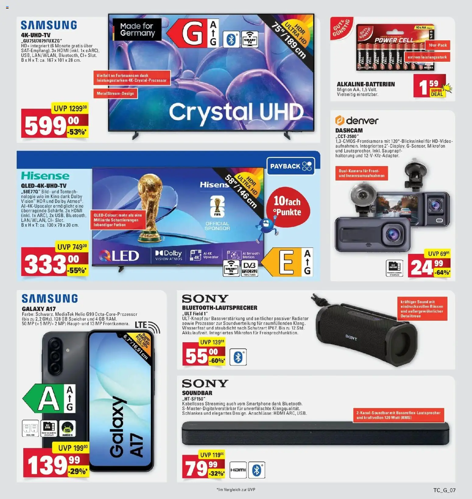 Edeka prospekt Göppingen	 – gültig ab 04.05.2026 | Seite: 41 | Produkte: Sony, USB, Samsung, Smartphone