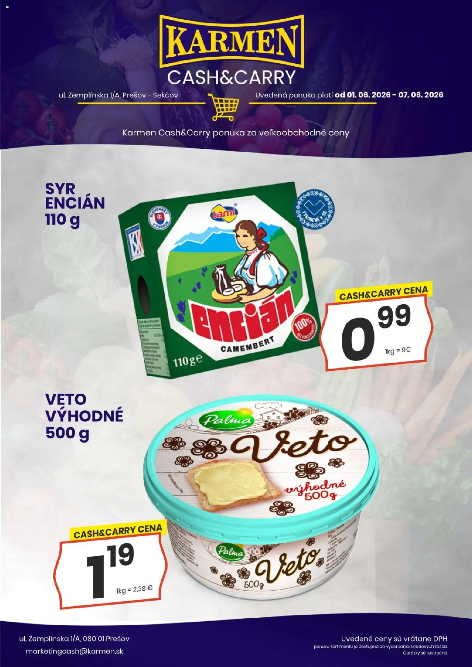 Nové KARMEN CBA akcie – leták je platný od 01.06.2026 | Strana: 7 | Produkty: Encián